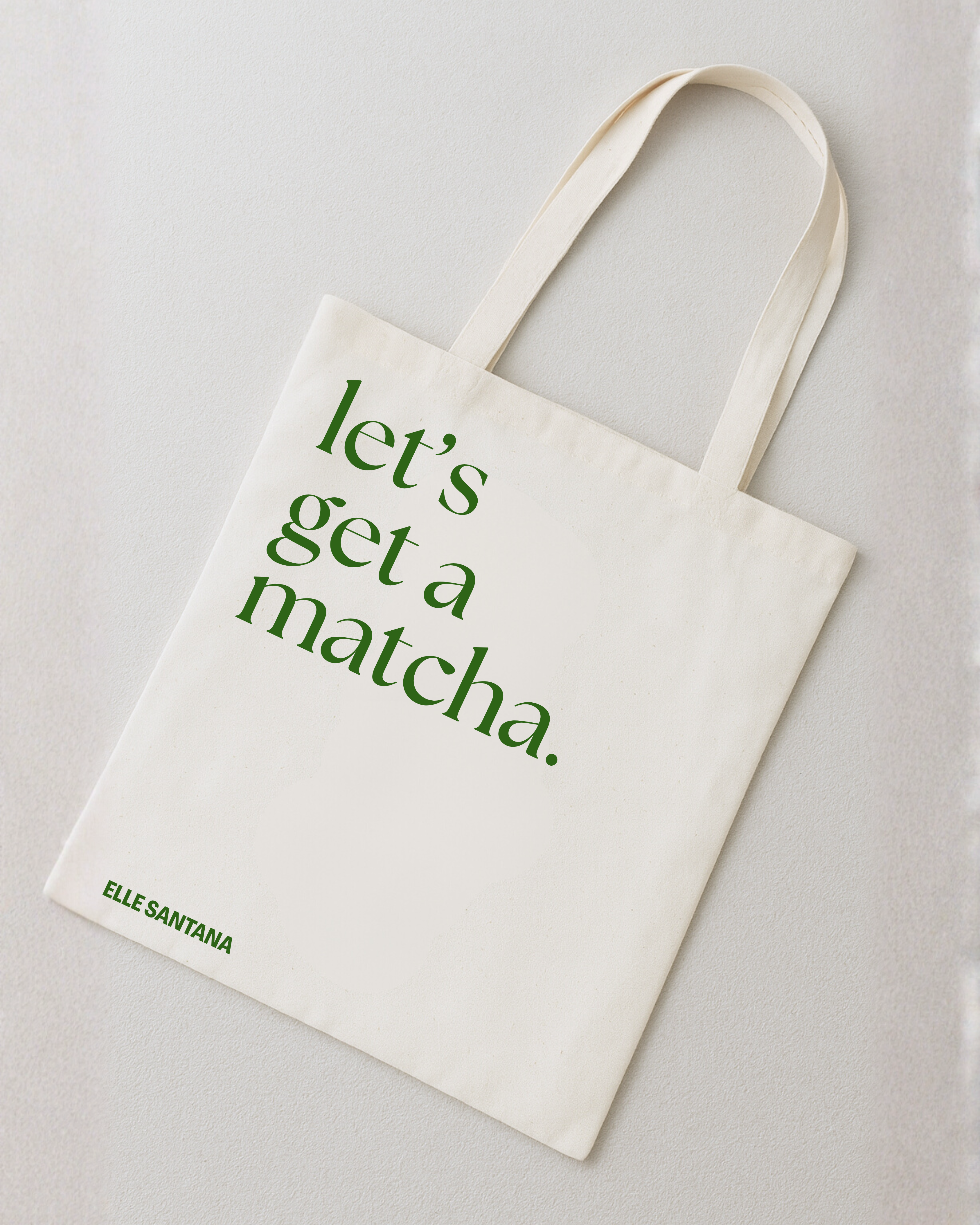 Let's Get a Matcha Tote