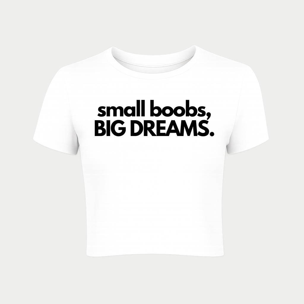 Small Boobs, Big Dreams Baby Tee
