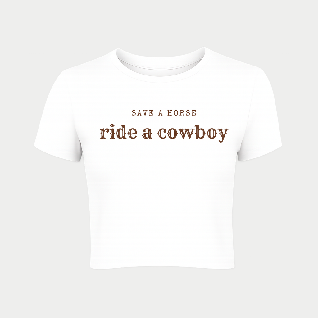 Save a Horse, Ride a Cowboy Baby Tee