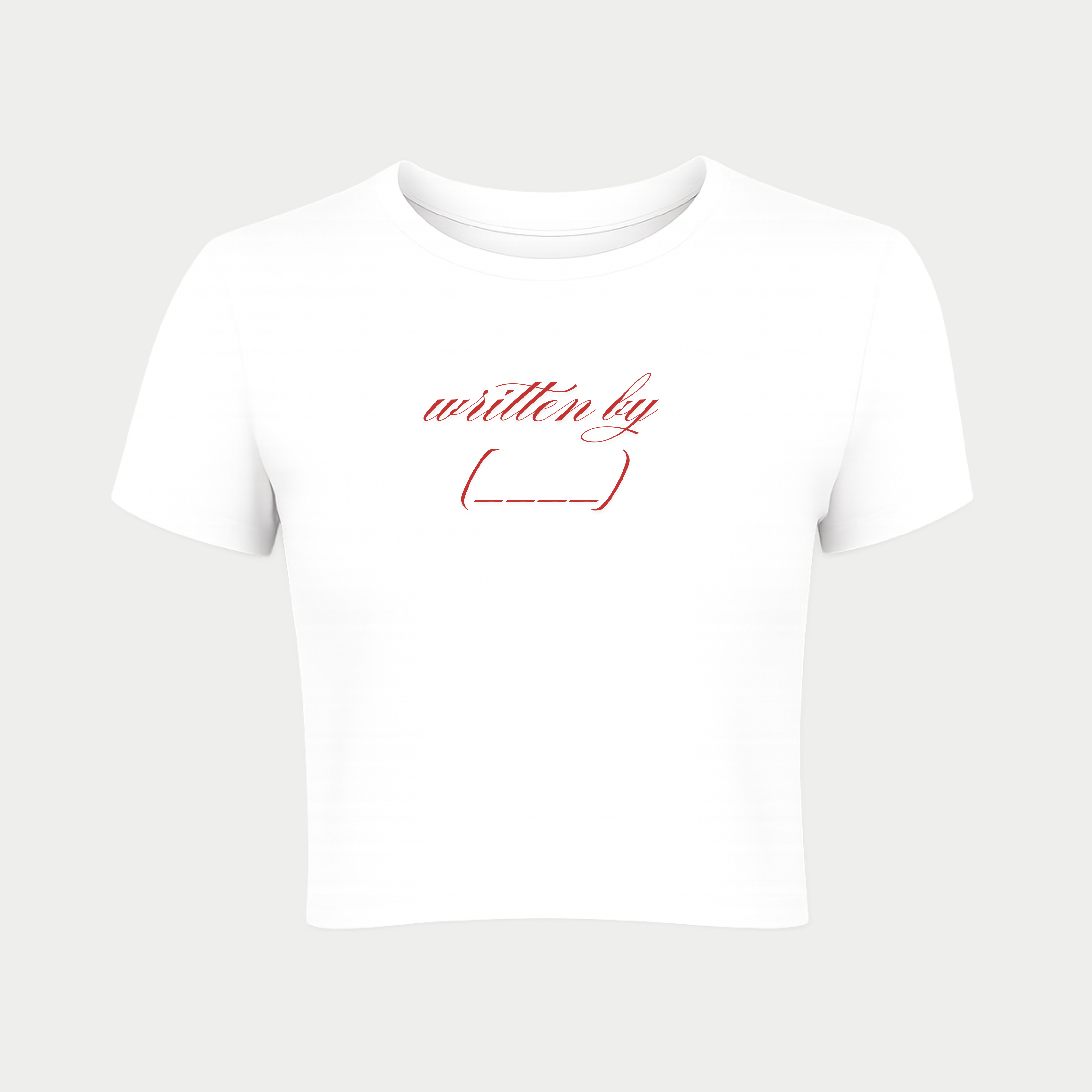 "Written By" Custom Baby Tee