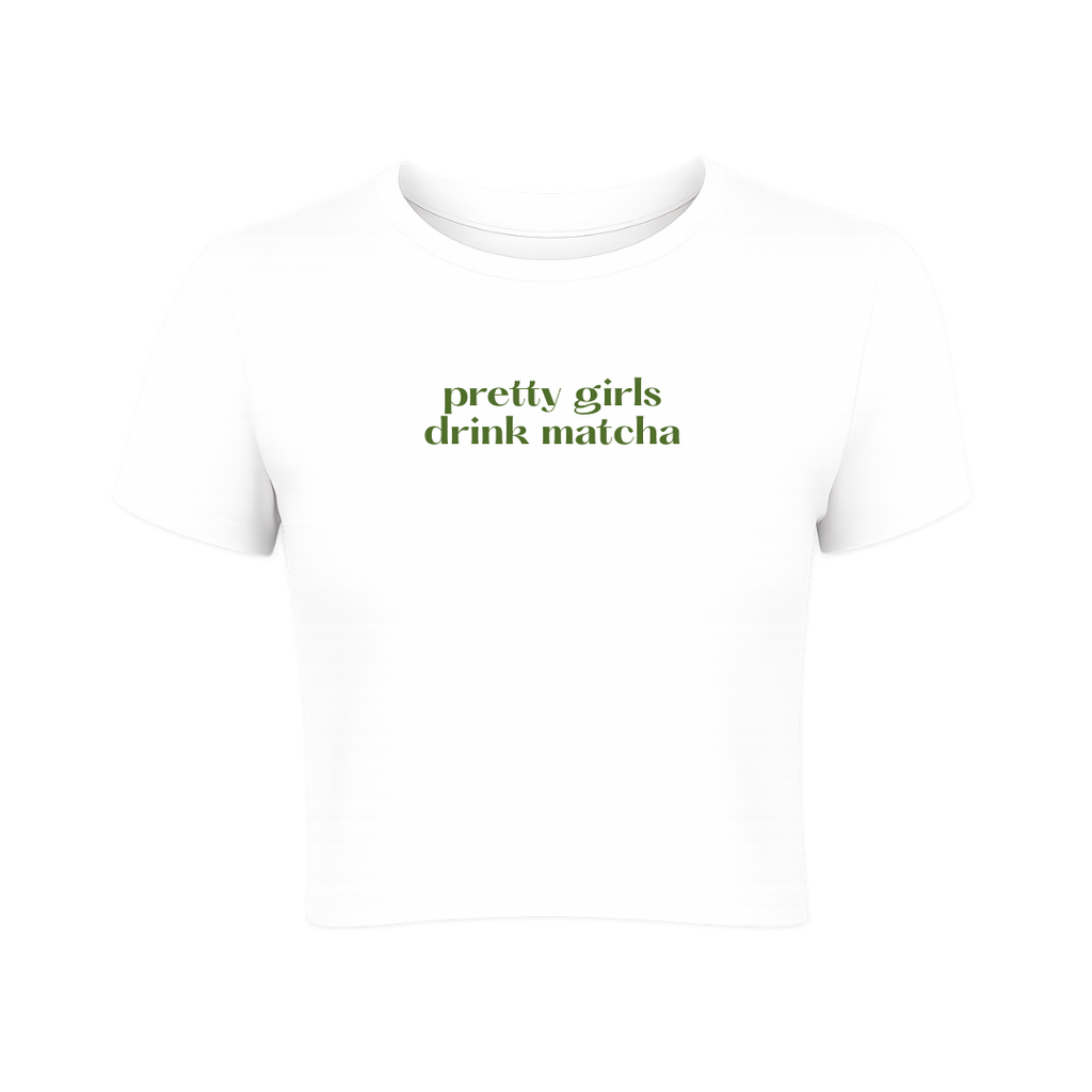 Pretty Girls Drink Matcha Baby Tee