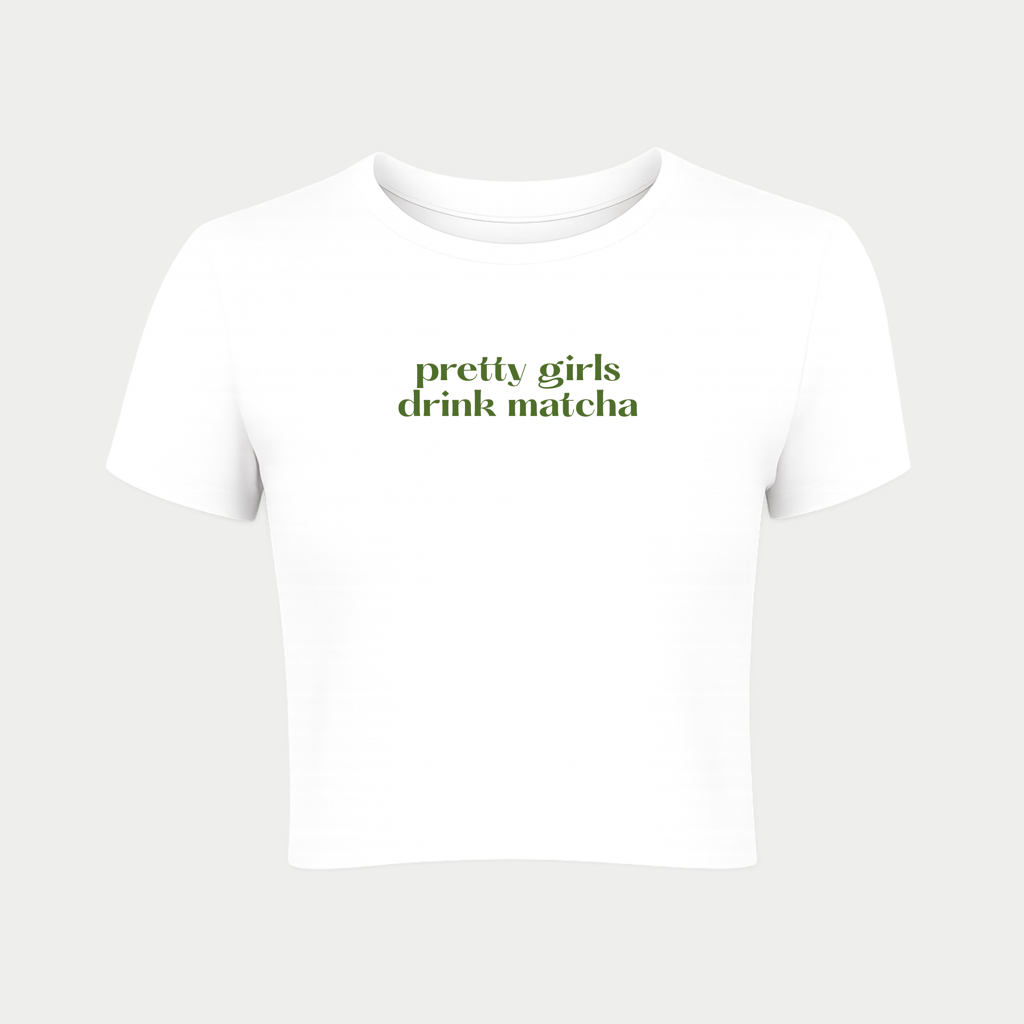 Pretty Girls Drink Matcha Baby Tee