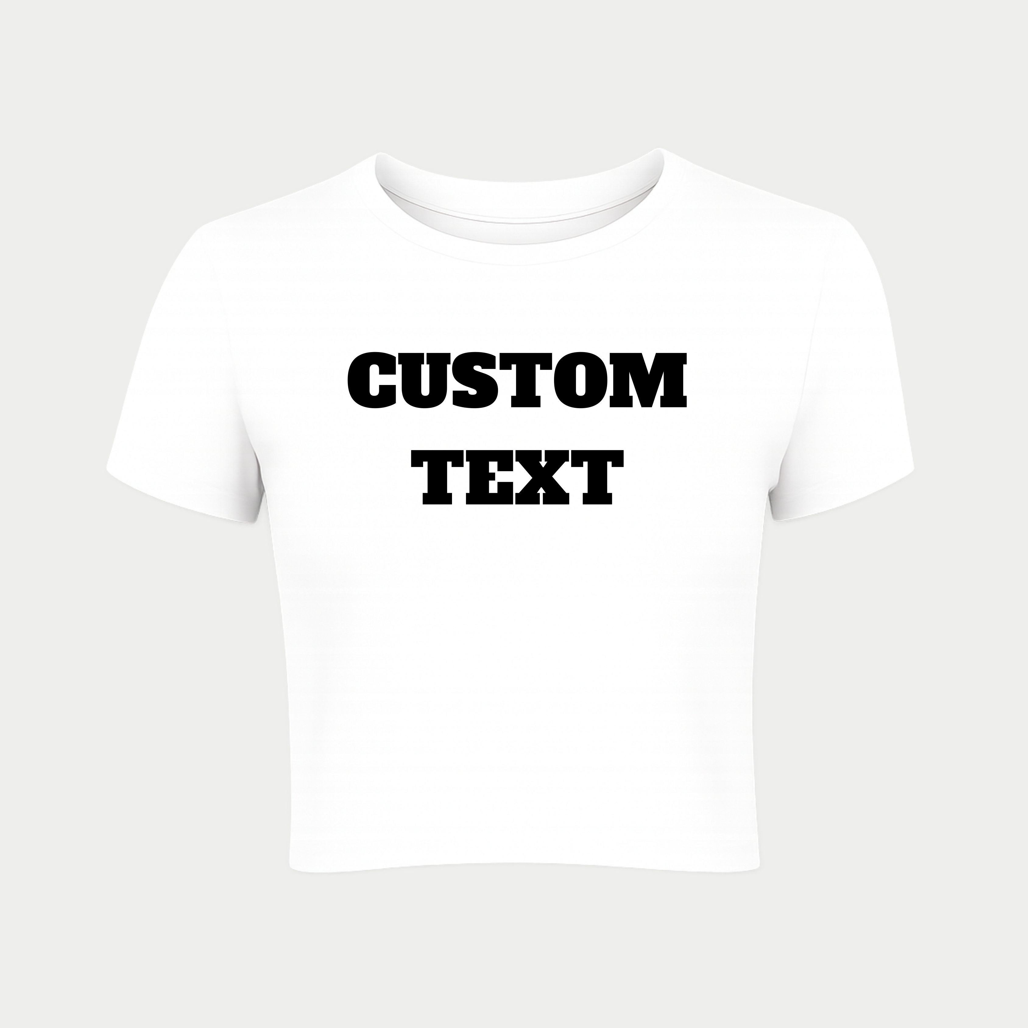 Custom Text Baby Tee