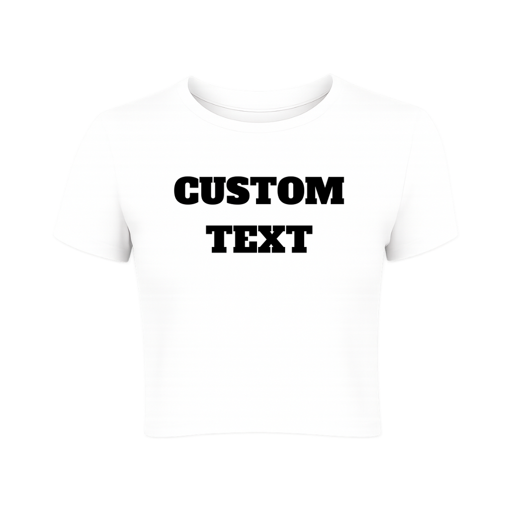 Custom Text Baby Tee
