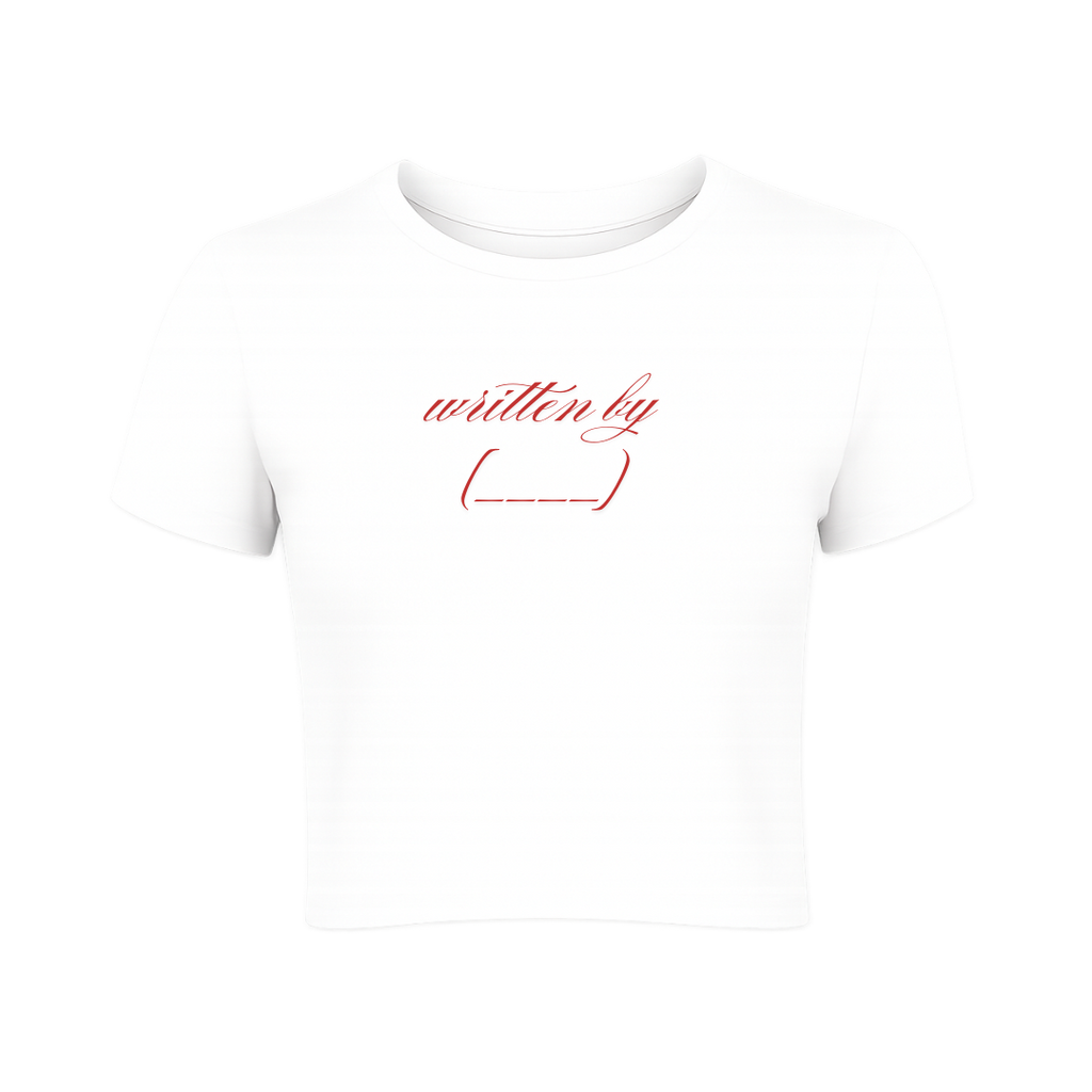 "Written By" Custom Baby Tee