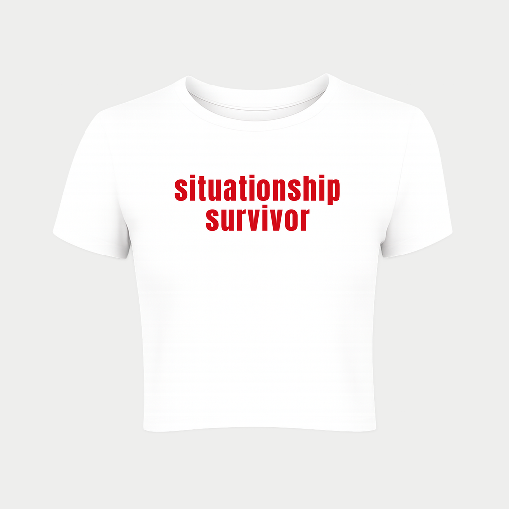 Situationship Survivor Baby Tee