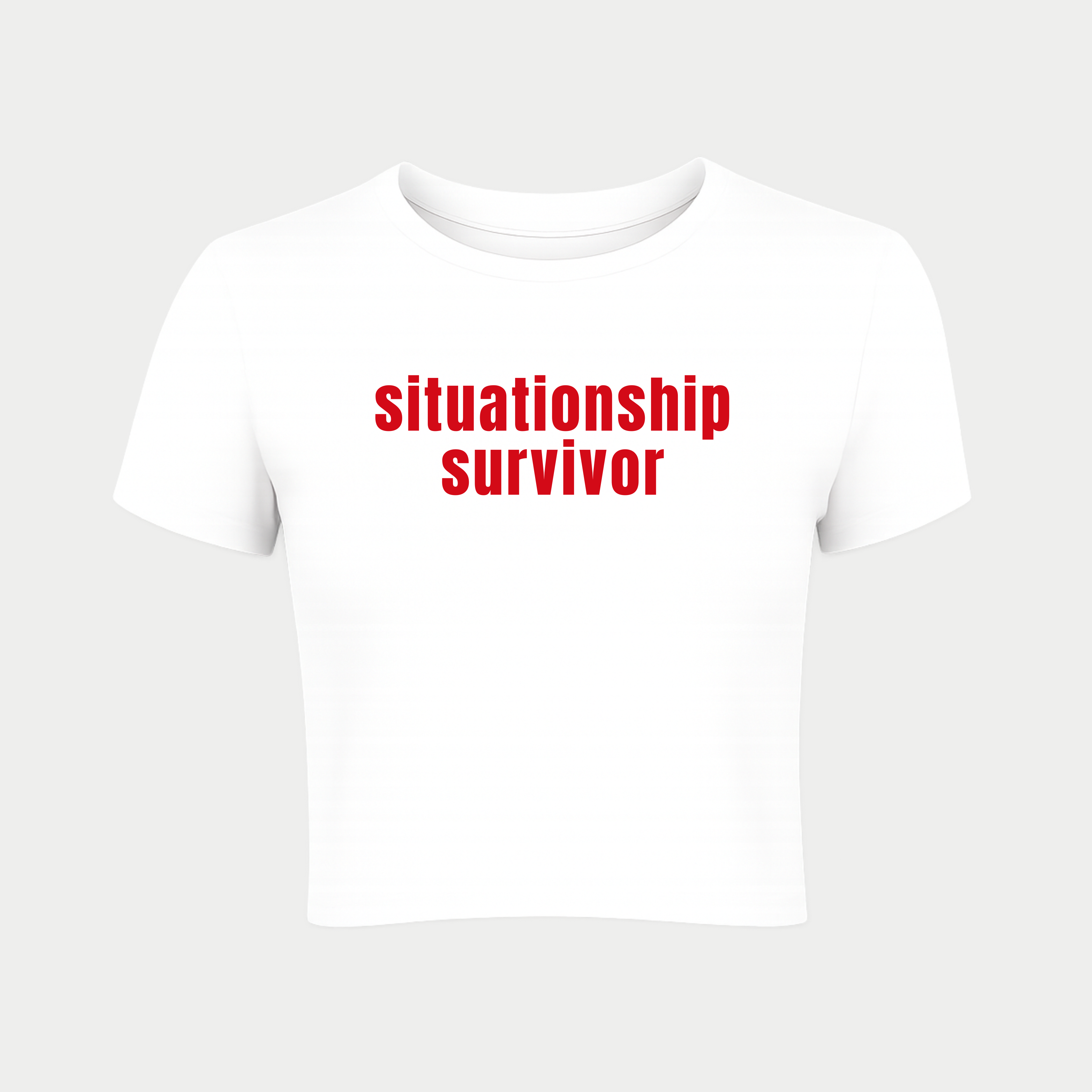 Situationship Survivor Baby Tee