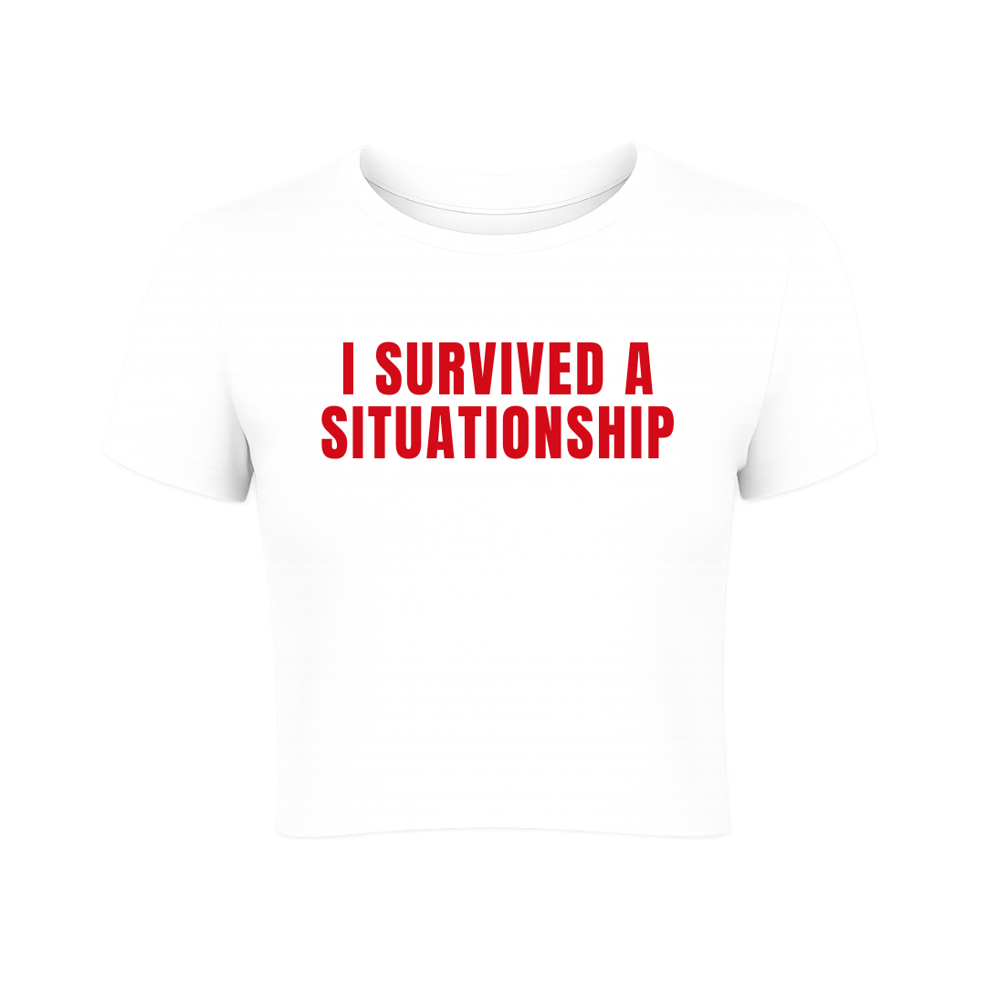 I Survived a Situationship Baby Tee