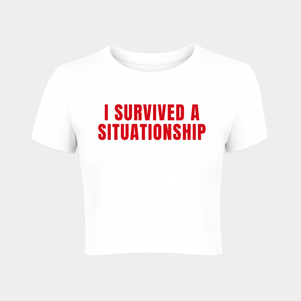 I Survived a Situationship Baby Tee
