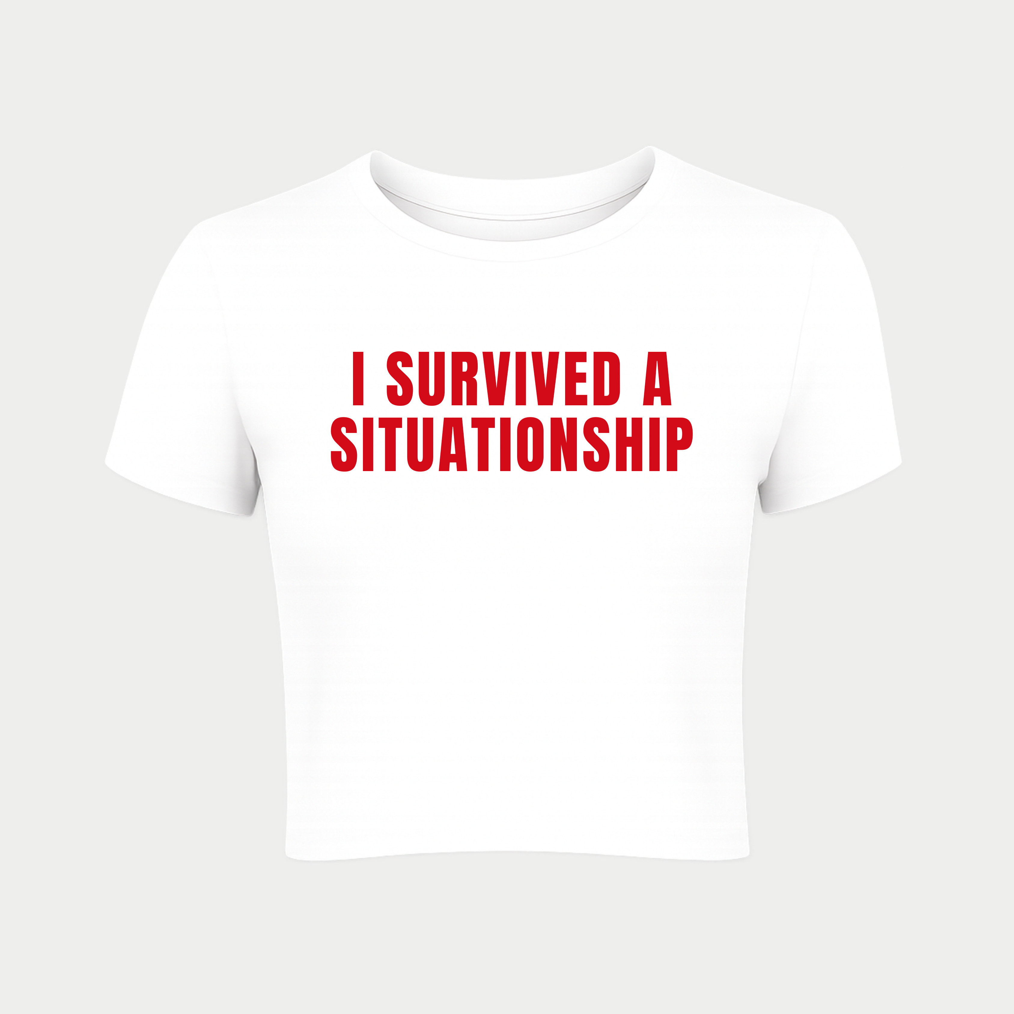 I Survived a Situationship Baby Tee