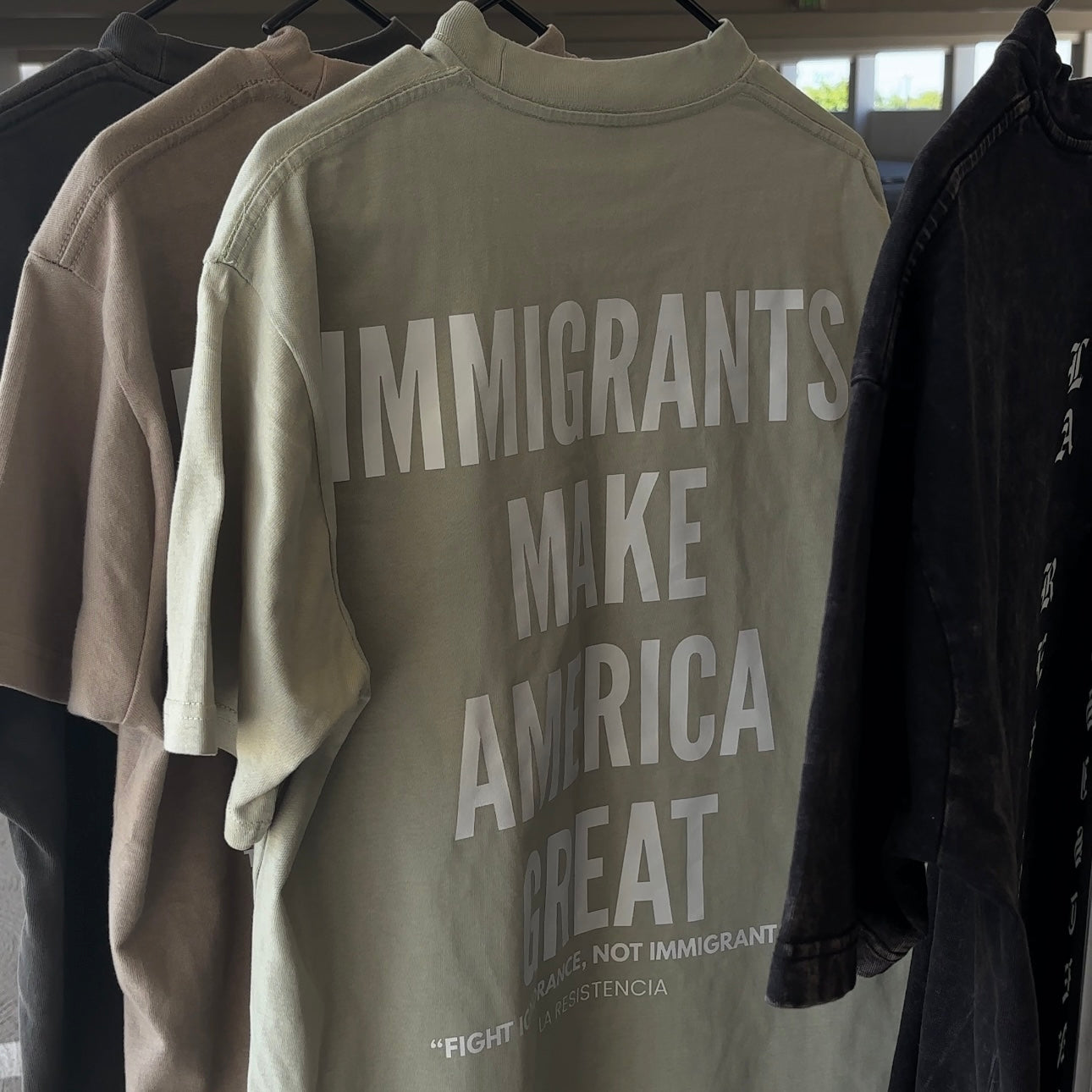 Immigrants Make America Great Ultra Heavyweight Oversized Tee