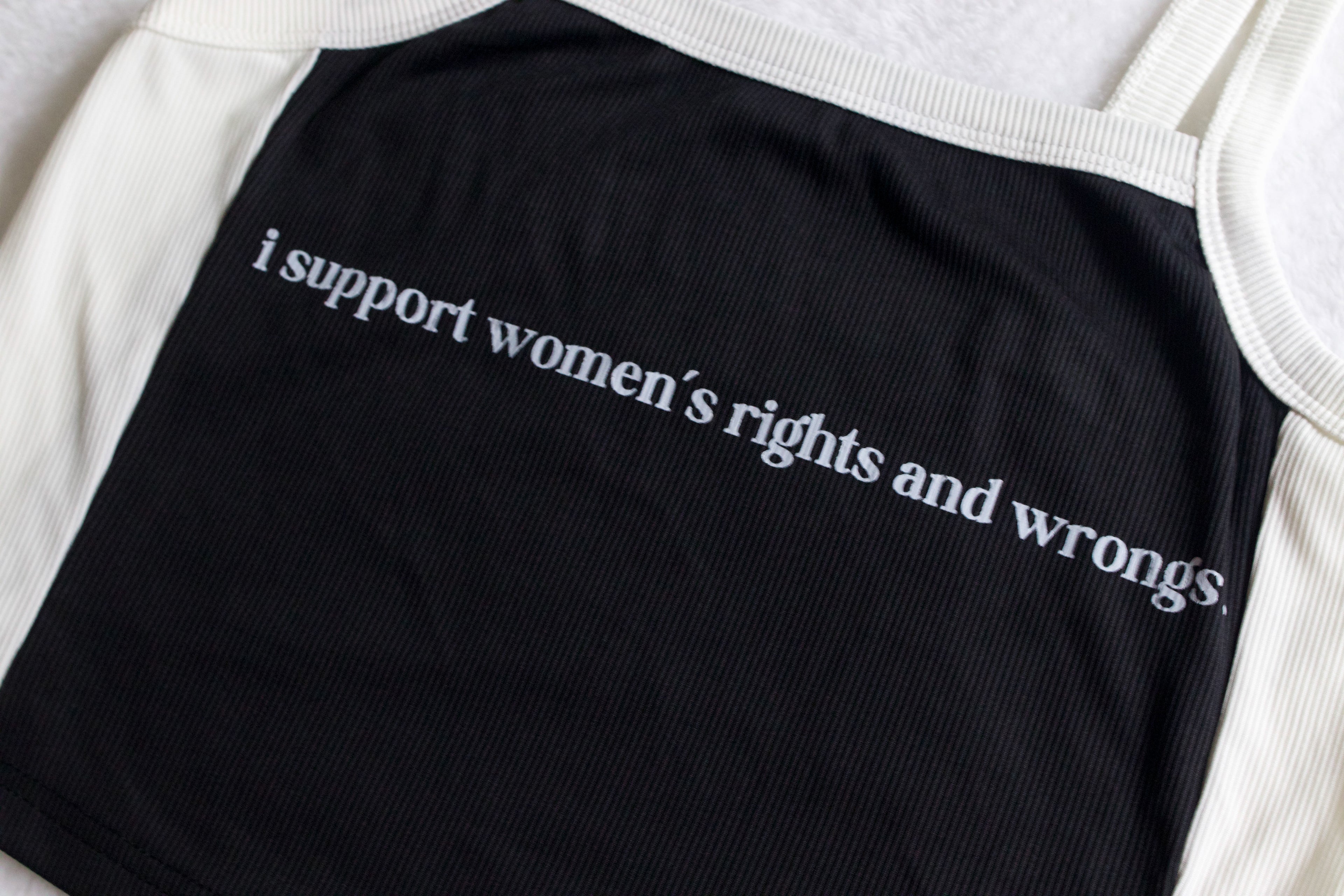 I Support Women's Rights and Wrongs Tank Top