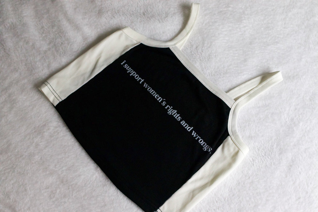 I Support Women's Rights and Wrongs Tank Top