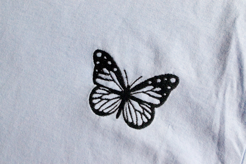 Embroidered Butterfly T-Shirt