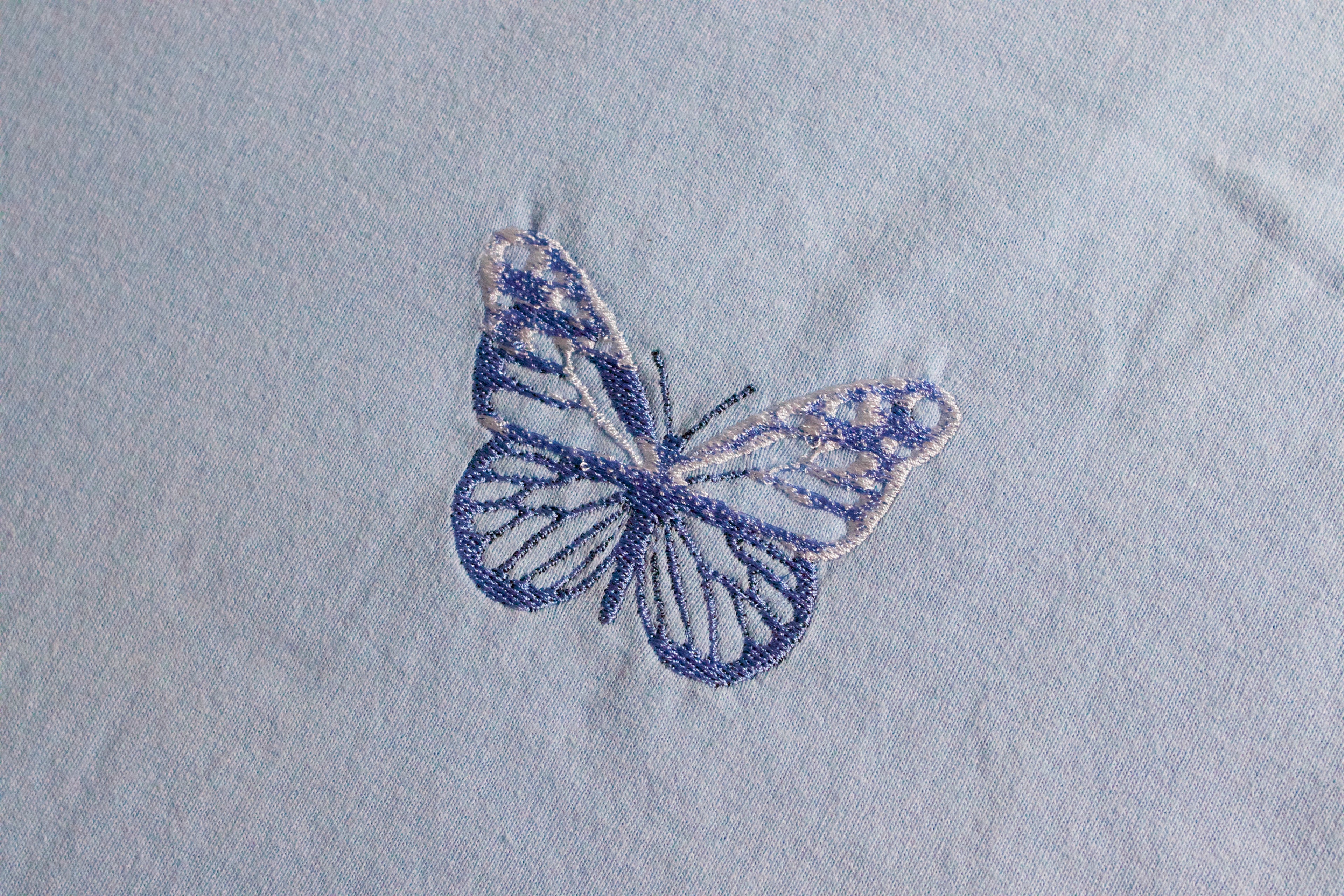 Embroidered Butterfly T-Shirt