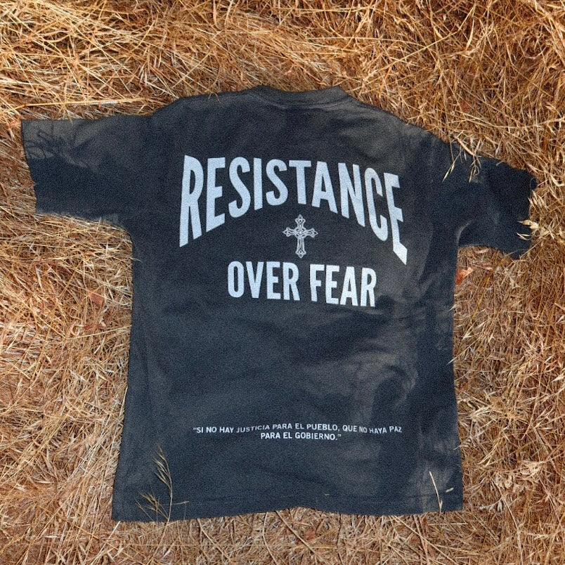 Resistance over Fear Ultra Heavyweight Oversized Tee