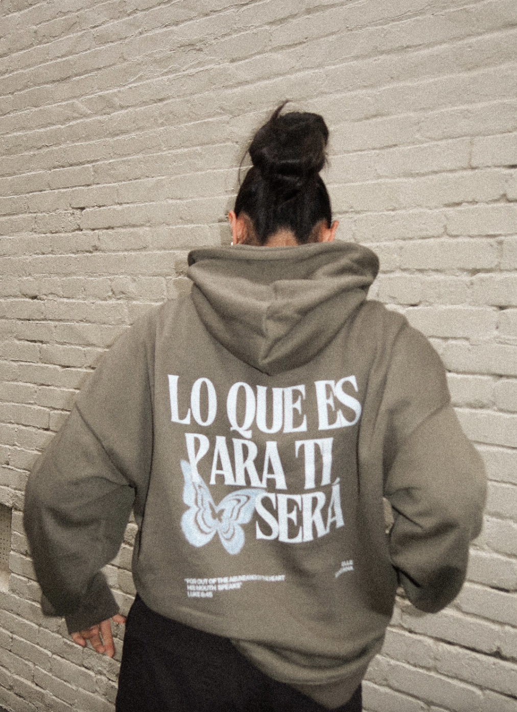 Lo  Que es Para Mi Será Oversized Lightweight Fleece Hoodie